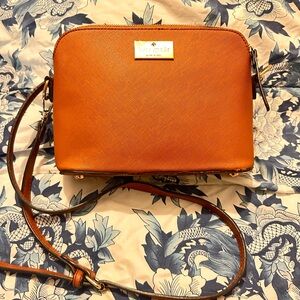 KATE SPADE tan crossbody bag purse handbag
